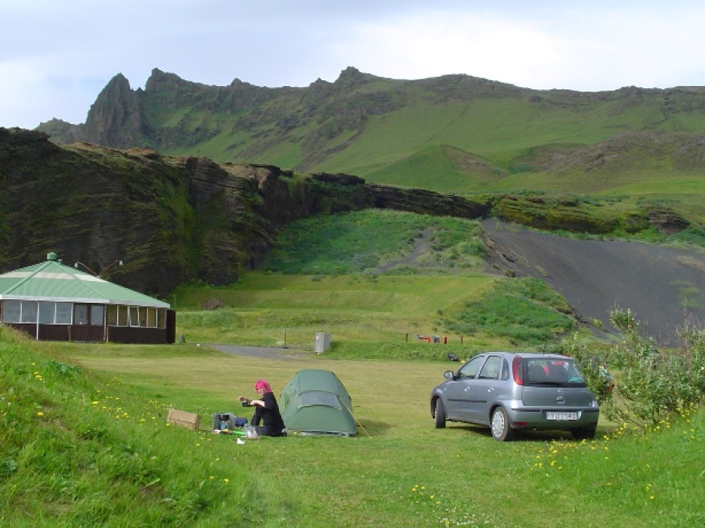 Camping in IJsland