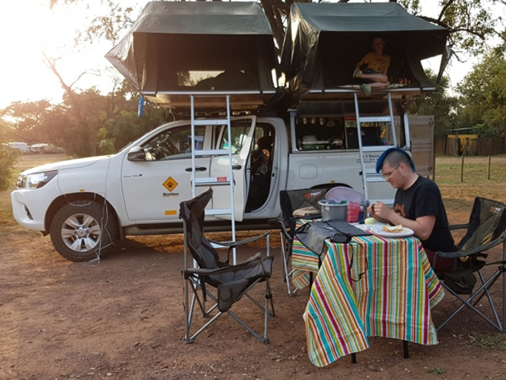 Daktent in Zuid-Afrika