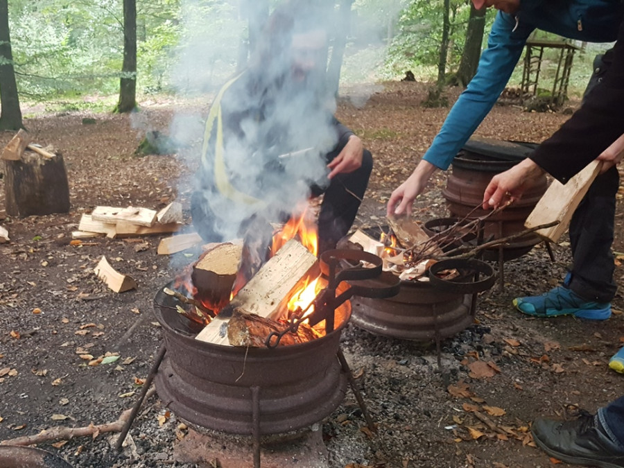 Outdoor cooking in skane