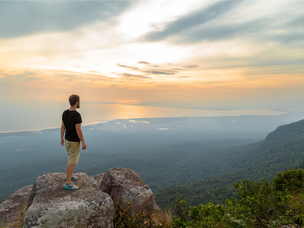 Wandelen in Cambodja