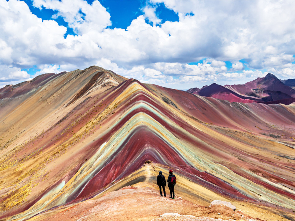 Rainbow mountains