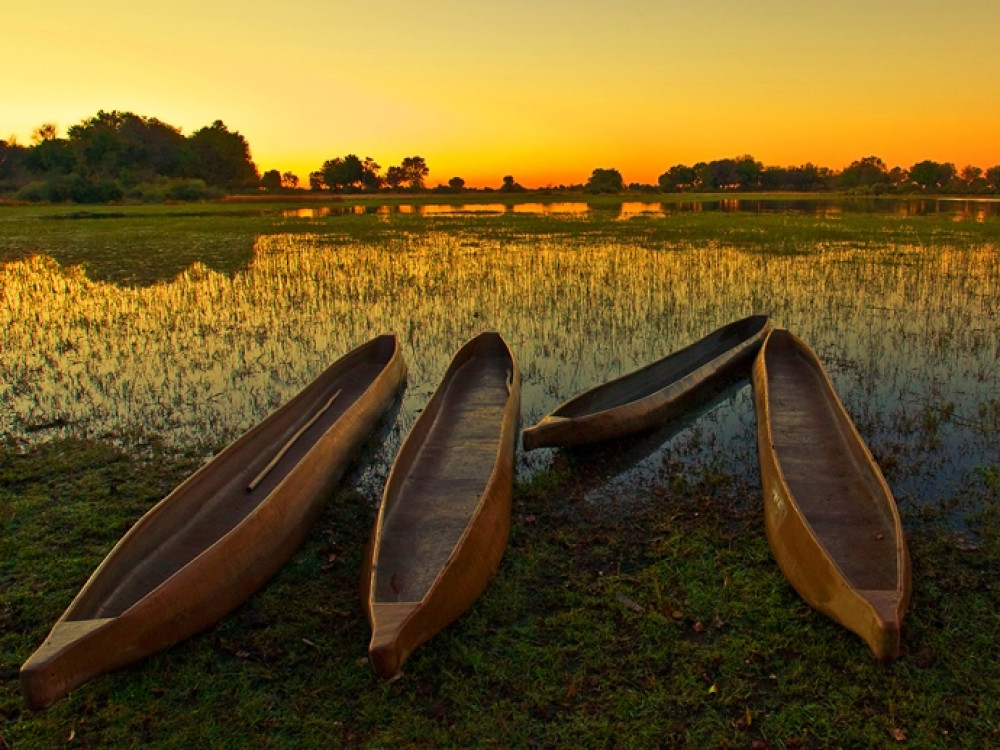 Varen met mokoro