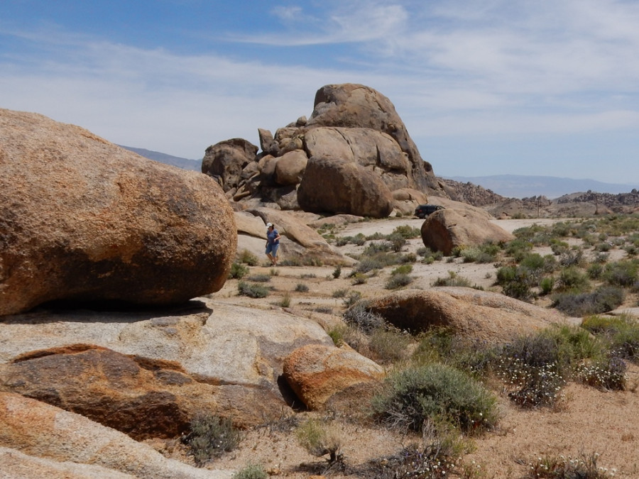 Wandelen bij Alabama Hills