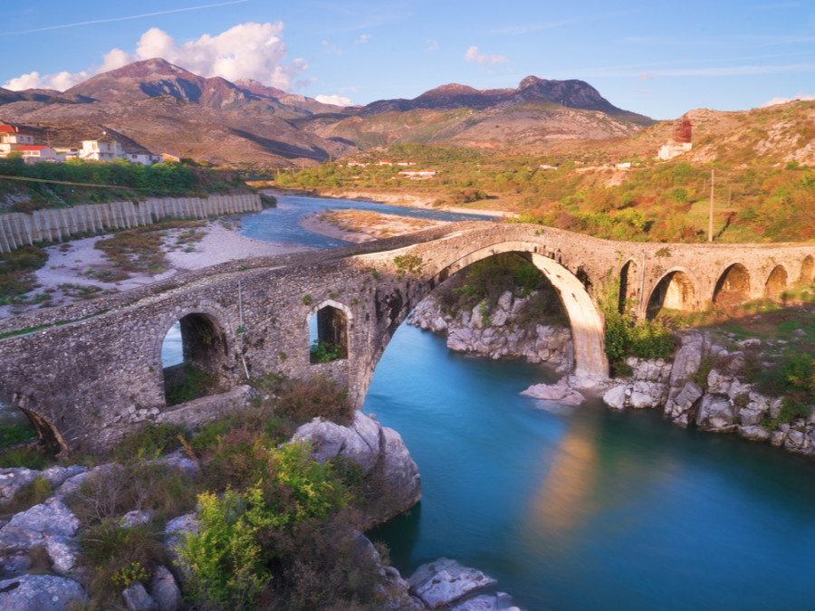 Shkodër meer Albanië