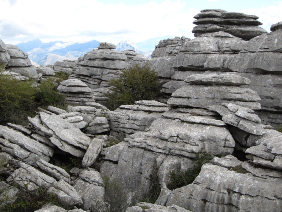 Rotsen in El Torcal