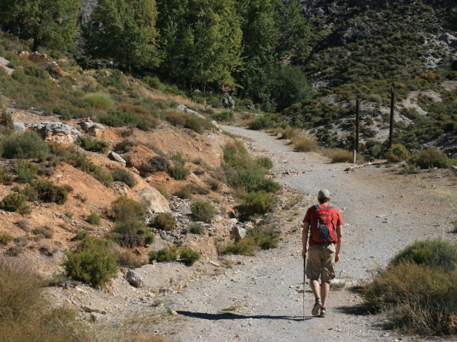 Wandelroute in Andalusië