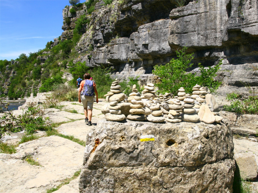 Wandelen langs de Ardeche