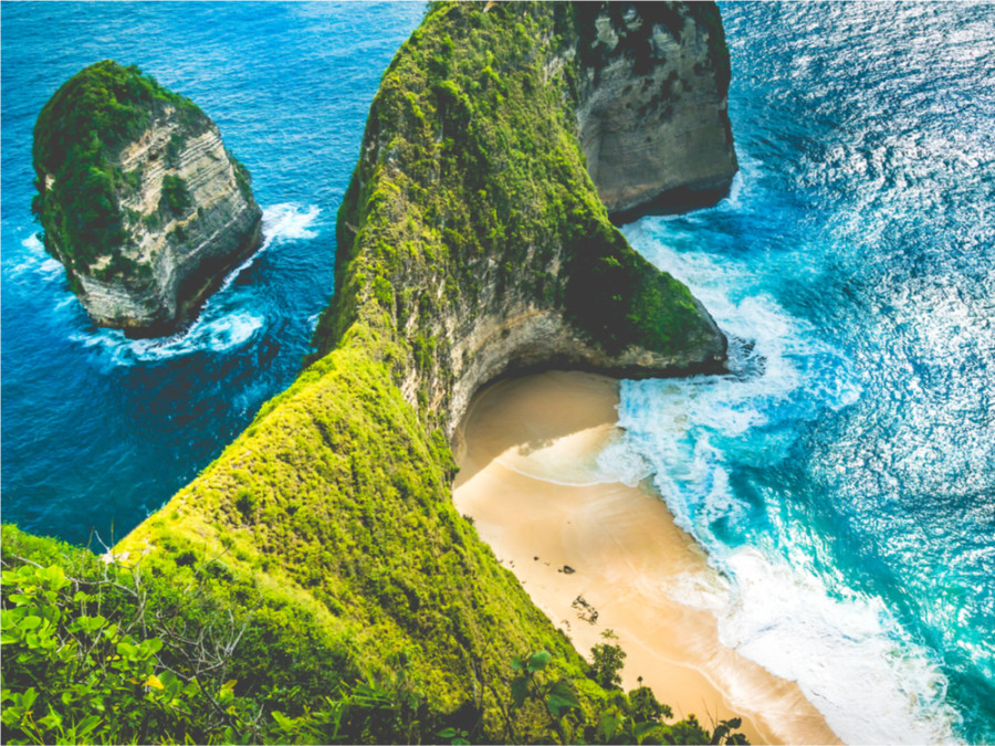 Manta Bay - Kelingking Beach op Nusa Penida