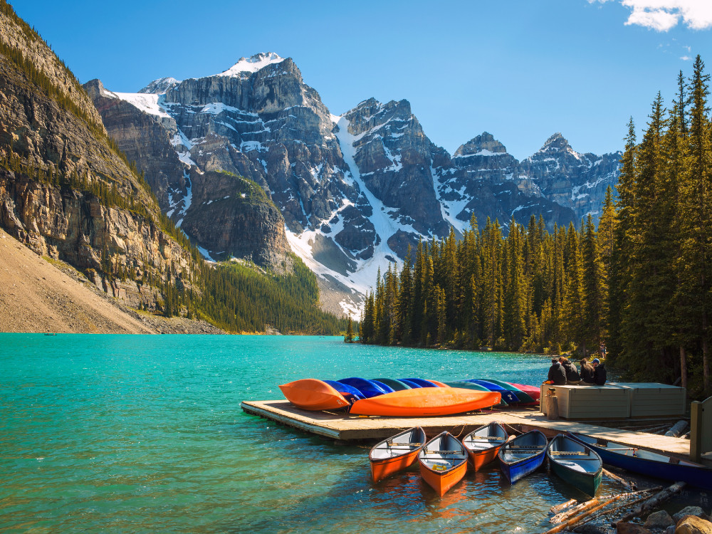 Moraine Lake in Banff Canada