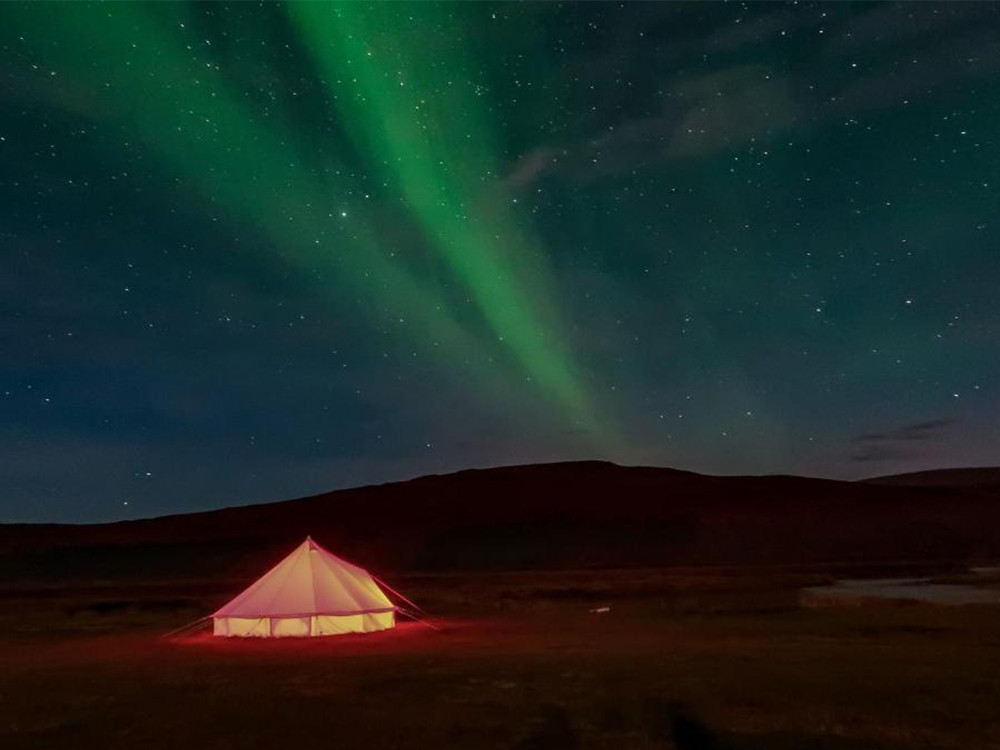 Glamping in IJsland