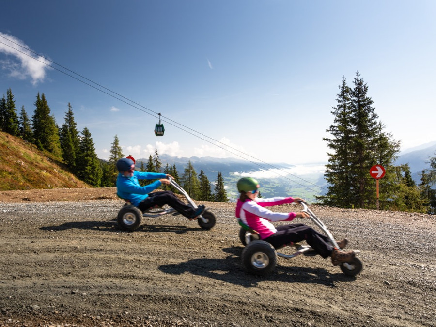 Mountainkart met drie wielen