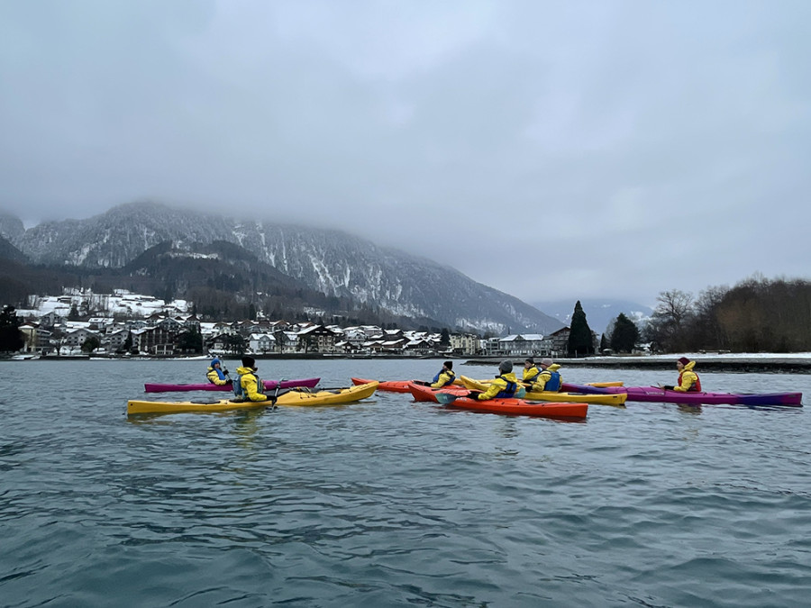 Kajakken Meer van Brienz Kajakken Meer van Brienz