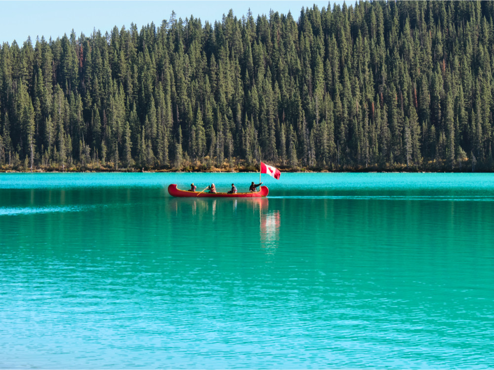 Kajak Lake Louise