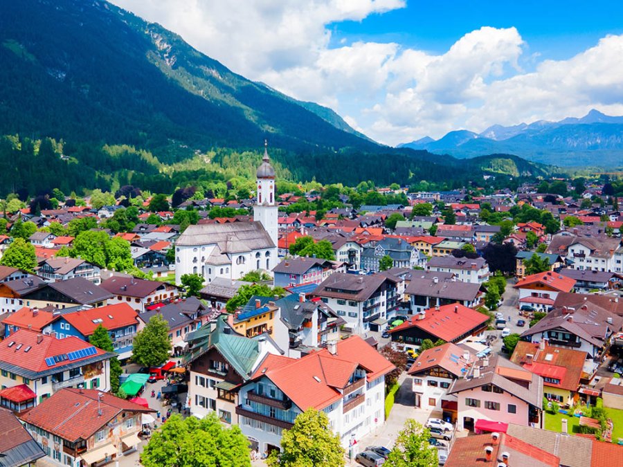 Dorp Garmisch-Partenkirchen Dorp Garmisch-Partenkirchen