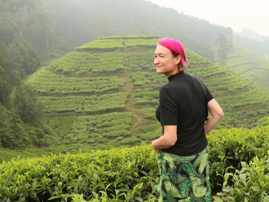 Cindy Theunissen in Rwanda Cindy Theunissen in Rwanda