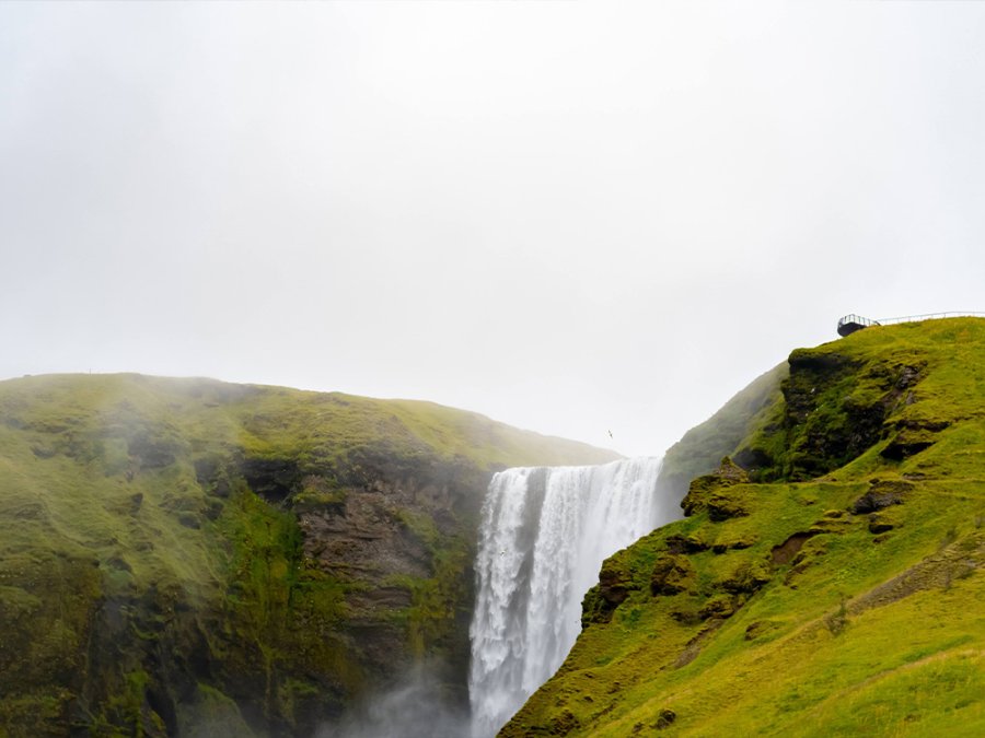 Skogafoss waterval Skogafoss waterval