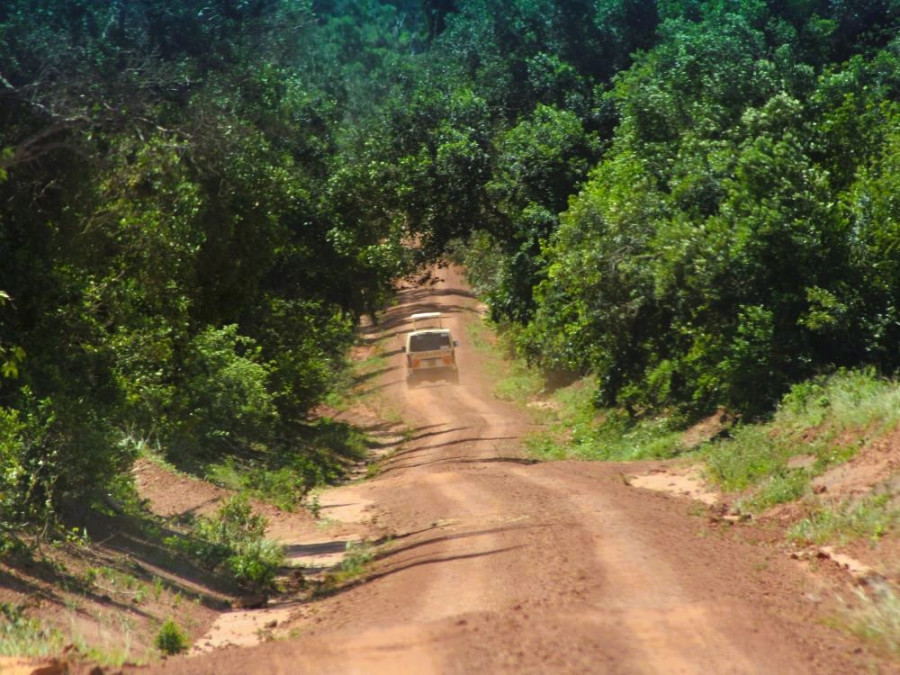 Shimba Hills route Shimba Hills route