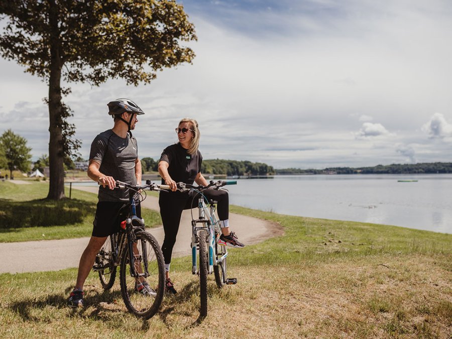 Fietstocht rond de meren van l'Eau d'Heure