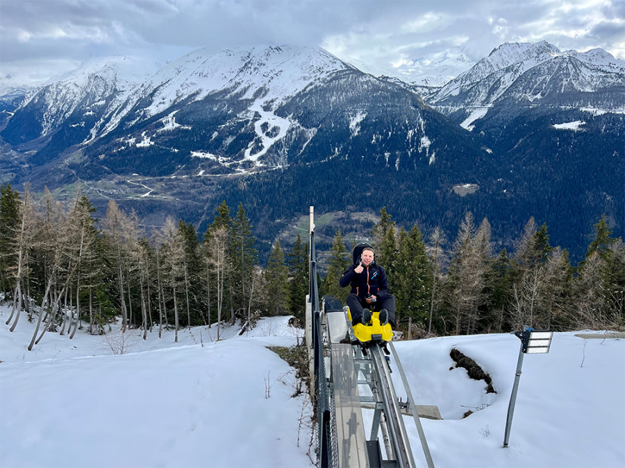 Xtreme Luge 4 Saisons Rodelbaan Franse Alpen