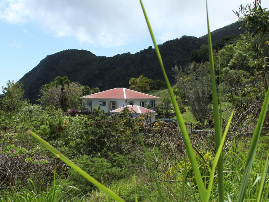 Huizen op Saba