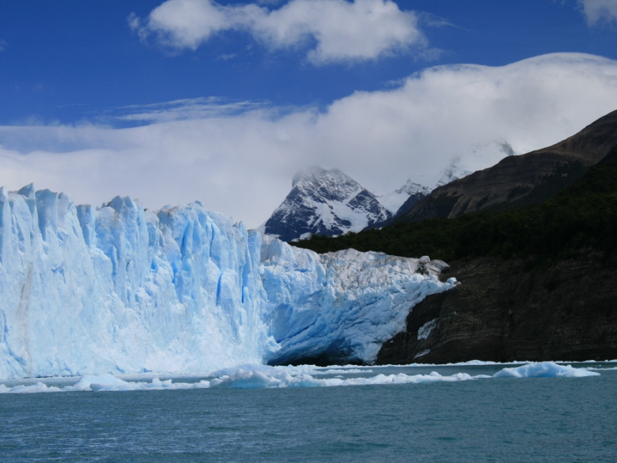 Perito Moreno vanaf de boot Perito Moreno vanaf de boot