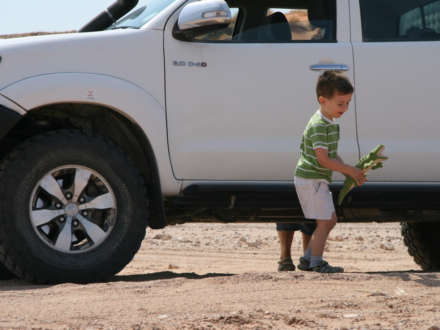 Namibie met kinderen Namibie met kinderen