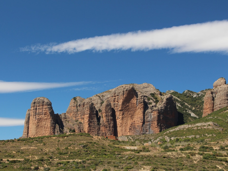 Mallos de Riglos gebergte Mallos de Riglos gebergte