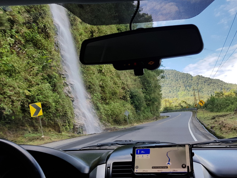Watervallen bij Baños Watervallen bij Baños