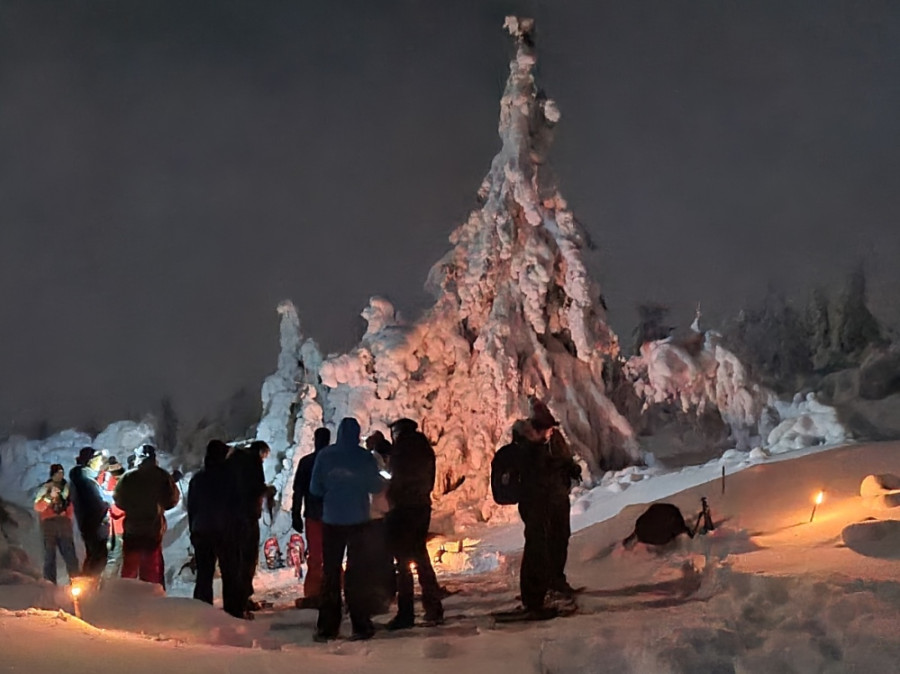 Magic snow shoe walk Magic snow shoe walk
