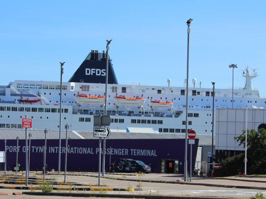 Met DFDS van IJmuiden naar Newcastle Met DFDS van IJmuiden naar Newcastle