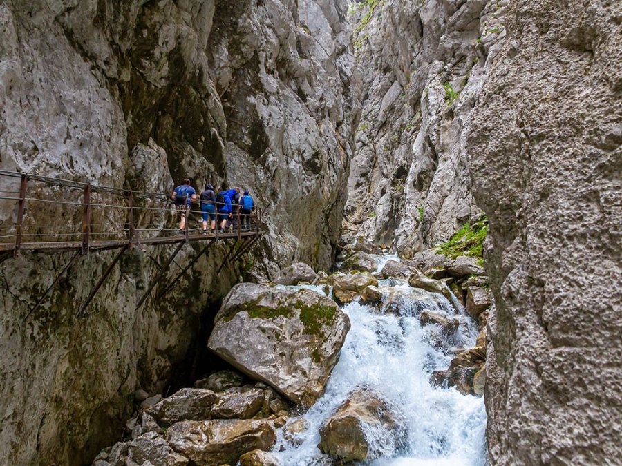 Kloof Höllentalklamm Kloof Höllentalklamm