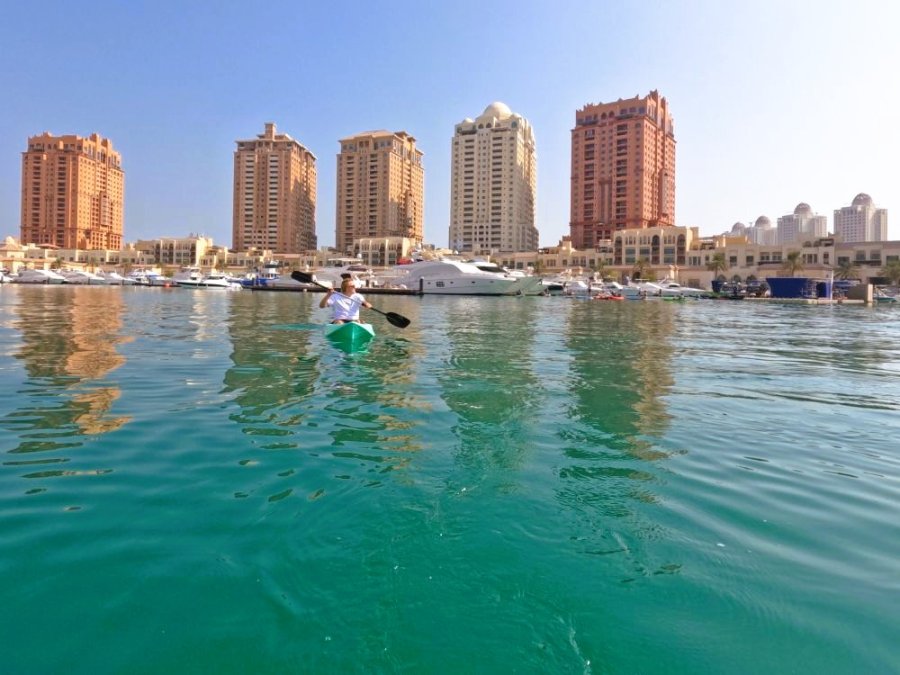 Kajakken in Qatar Kajakken in Qatar
