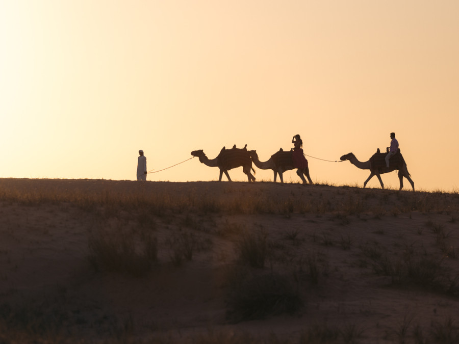 Woestijn in Dubai