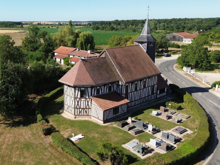 Église à pans de bois Lac du Der Église à pans de bois Lac du Der
