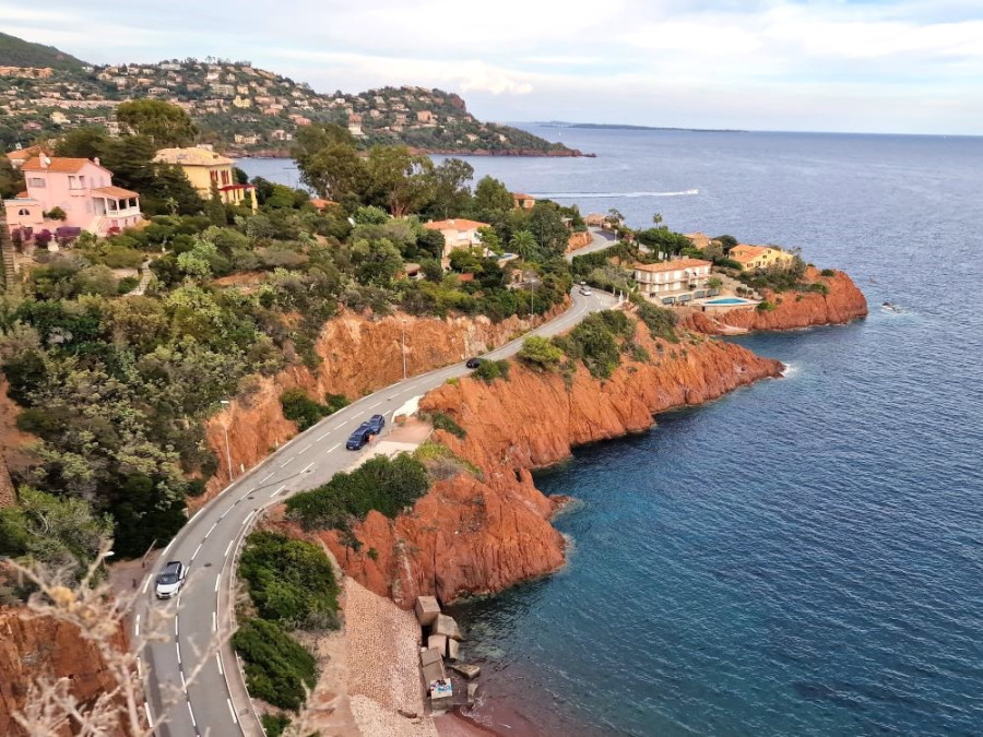 Route langs de Côte d'Azur