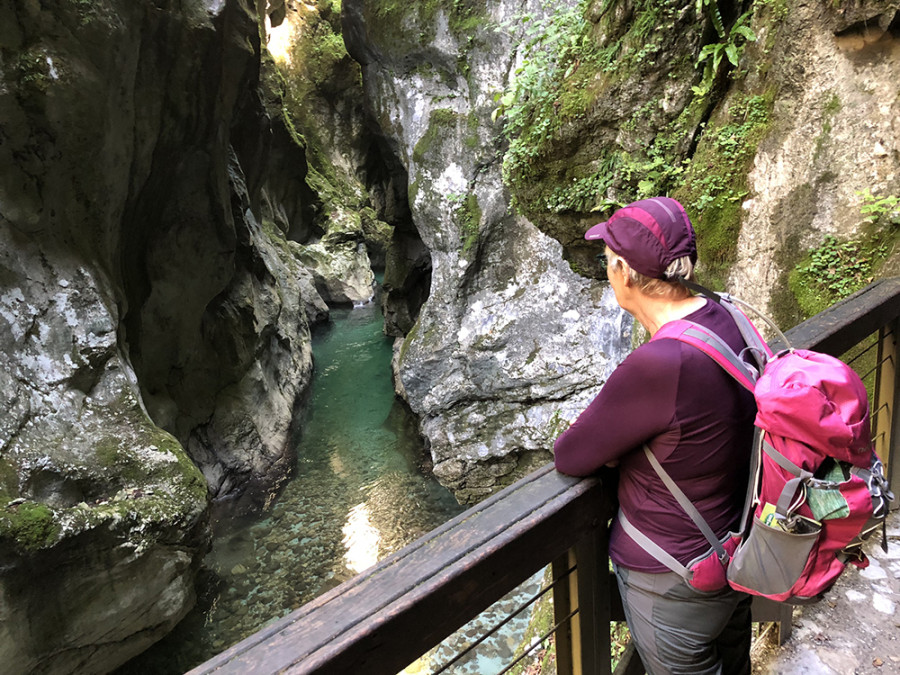 Tolmin kloof uitzicht