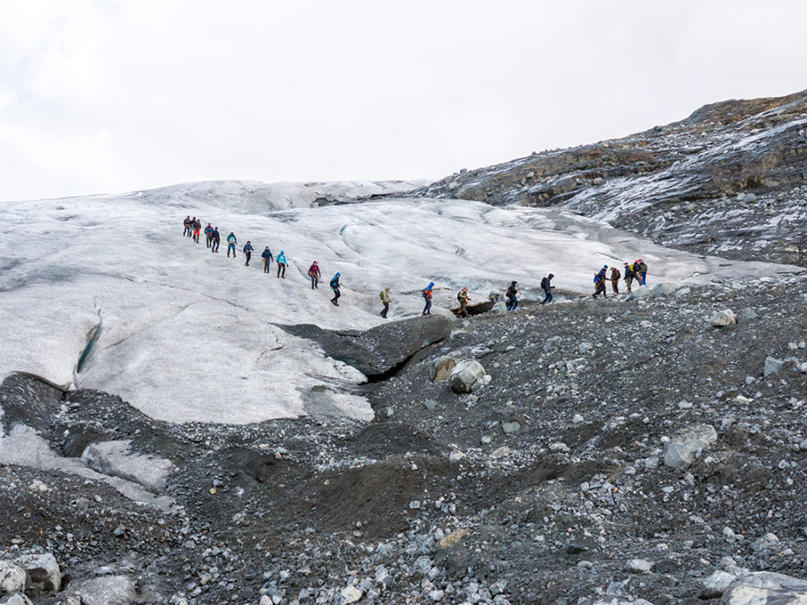 Bøverbreen gletsjer