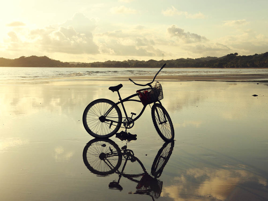 Fietsen langs de kust Fietsen langs de kust