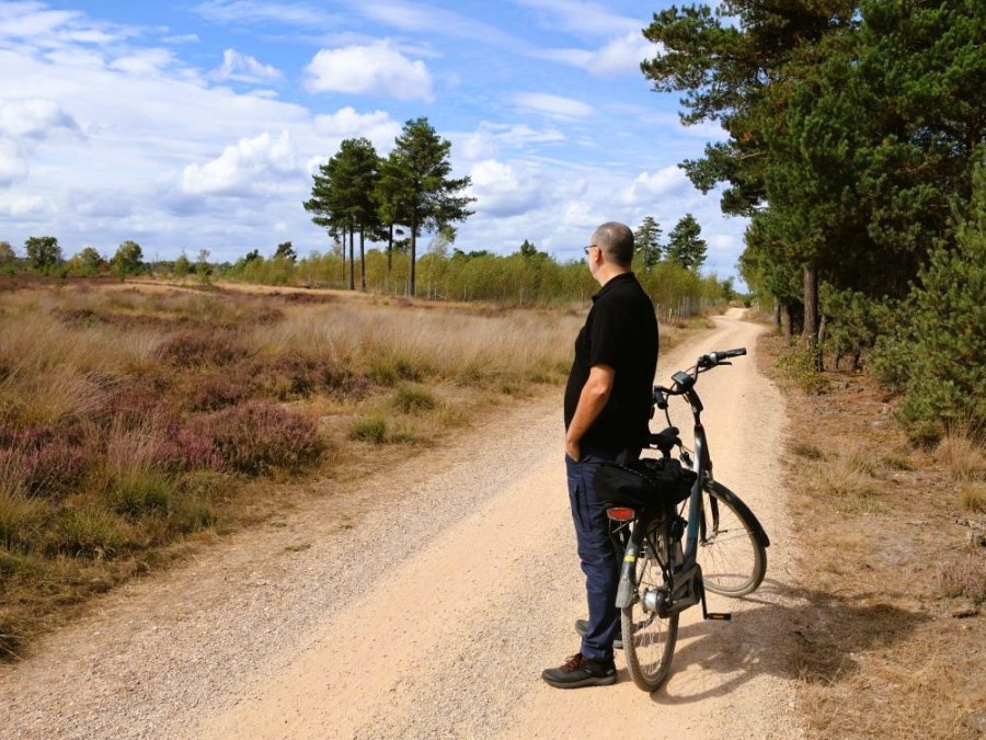 Fietsen op de Strabrechtse Heide