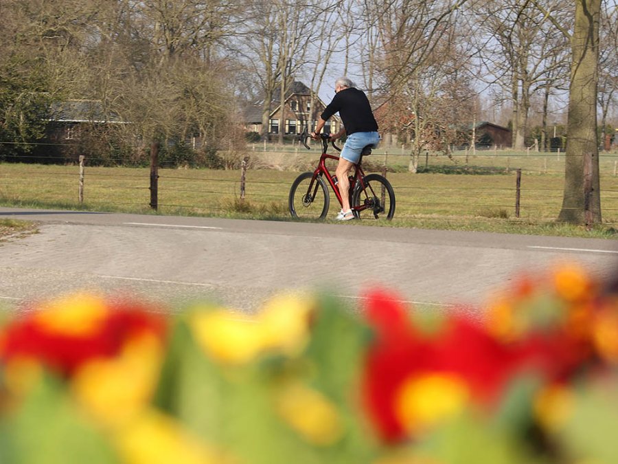 Fietsen langs tuincentra Nijkerk