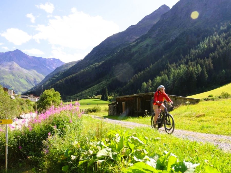Pitztal op de fiets