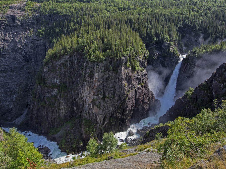 Rjukanfossen waterval