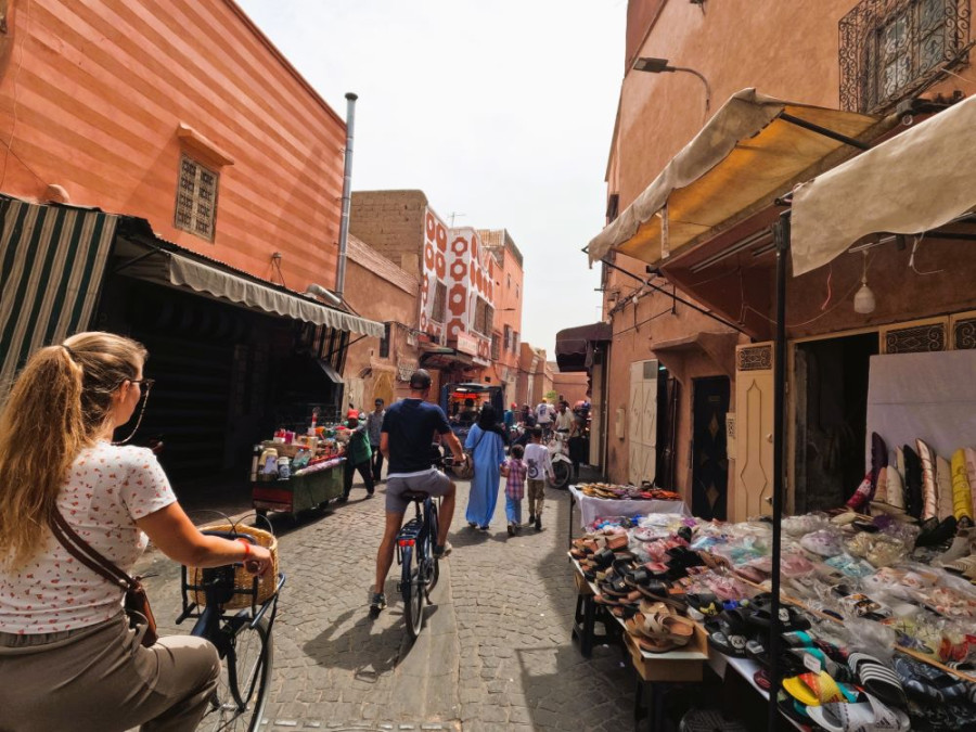Fietsen in Marrakech
