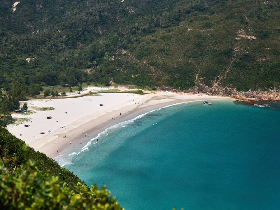 Stranden in Hongkong