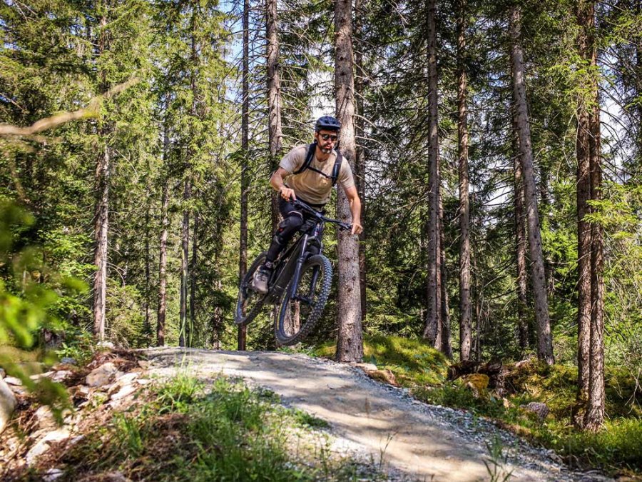 Mountainbiken bij Laax Mountainbiken bij Laax