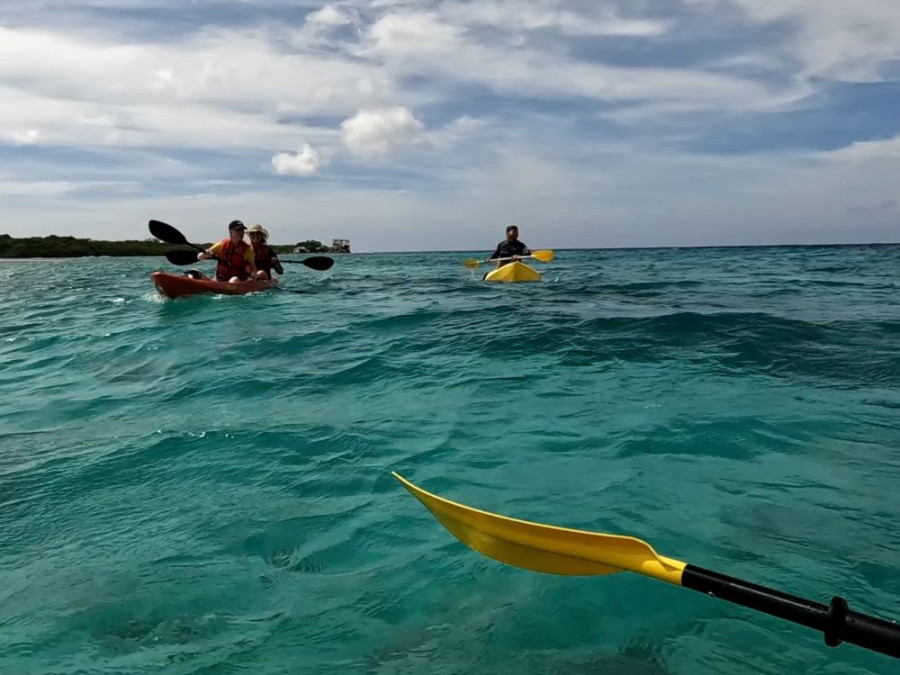 Kajakken bij Aruba