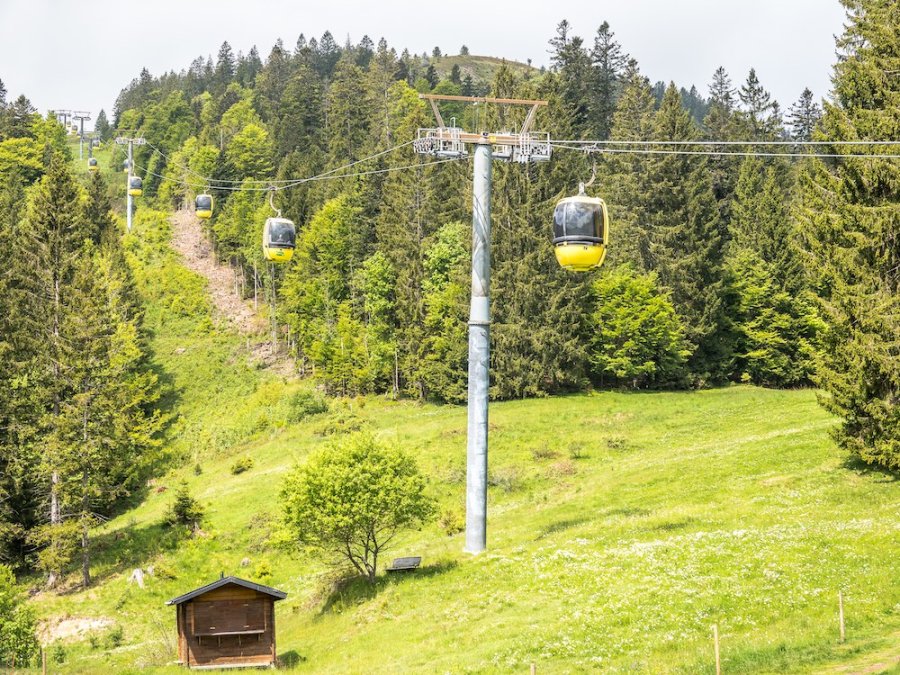 De Belchenbahn in Duitsland