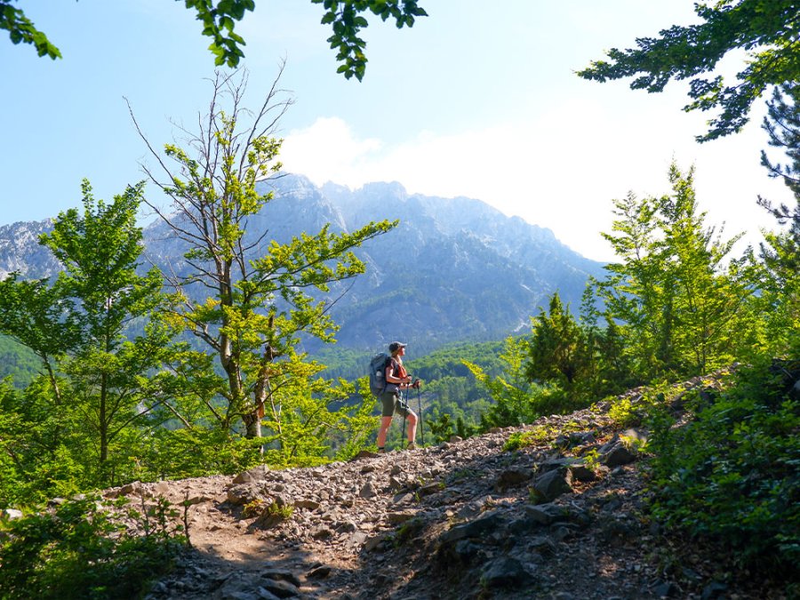 Theth naar Valbona Theth naar Valbona