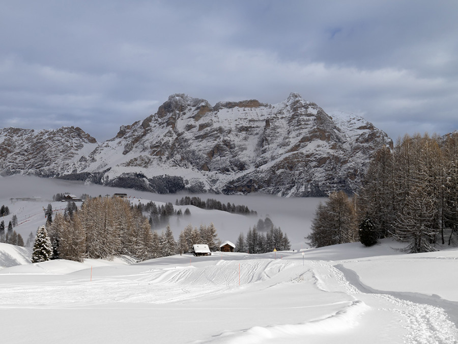 Alta Badia wandelen sneeuw