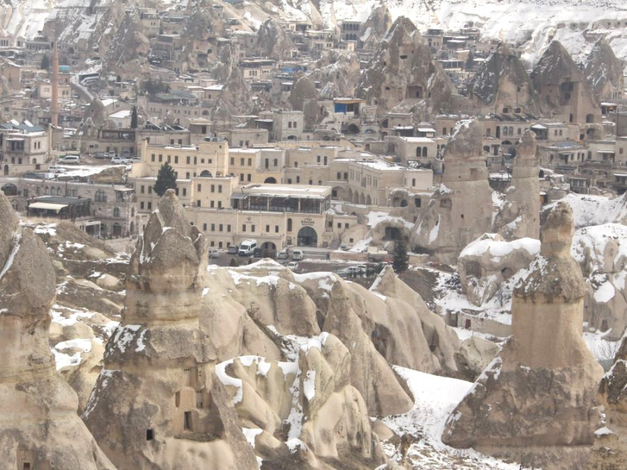 Dorp in Cappadocië